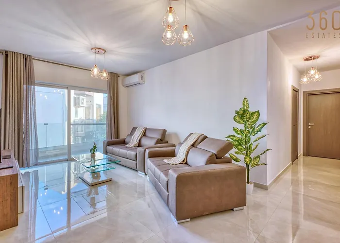 Apartament Beautiful 3br Homes With Comfy Beds, Wifi & Ac By 360 Estates Naxxar